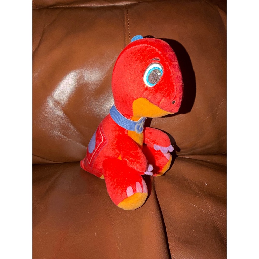 Dino Ranch Blitz Velociraptor Plush Red Dinosaur Stuffed Animal Toy 2021 6 inch